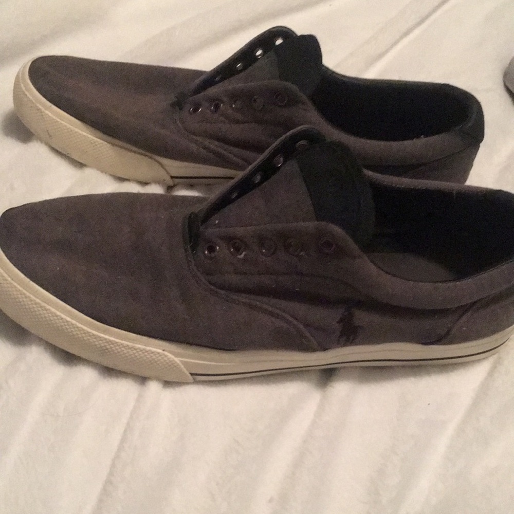 Men’s size 14 polo by Ralph Lauren sneakers